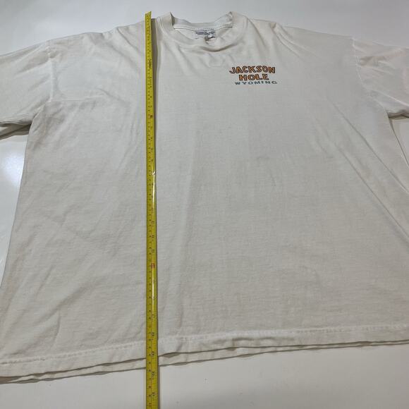 Diamond Cross Ranch Jackson Hole Shirt Men’s 2XL White Western Ski Snowboard - Picture 6 of 8